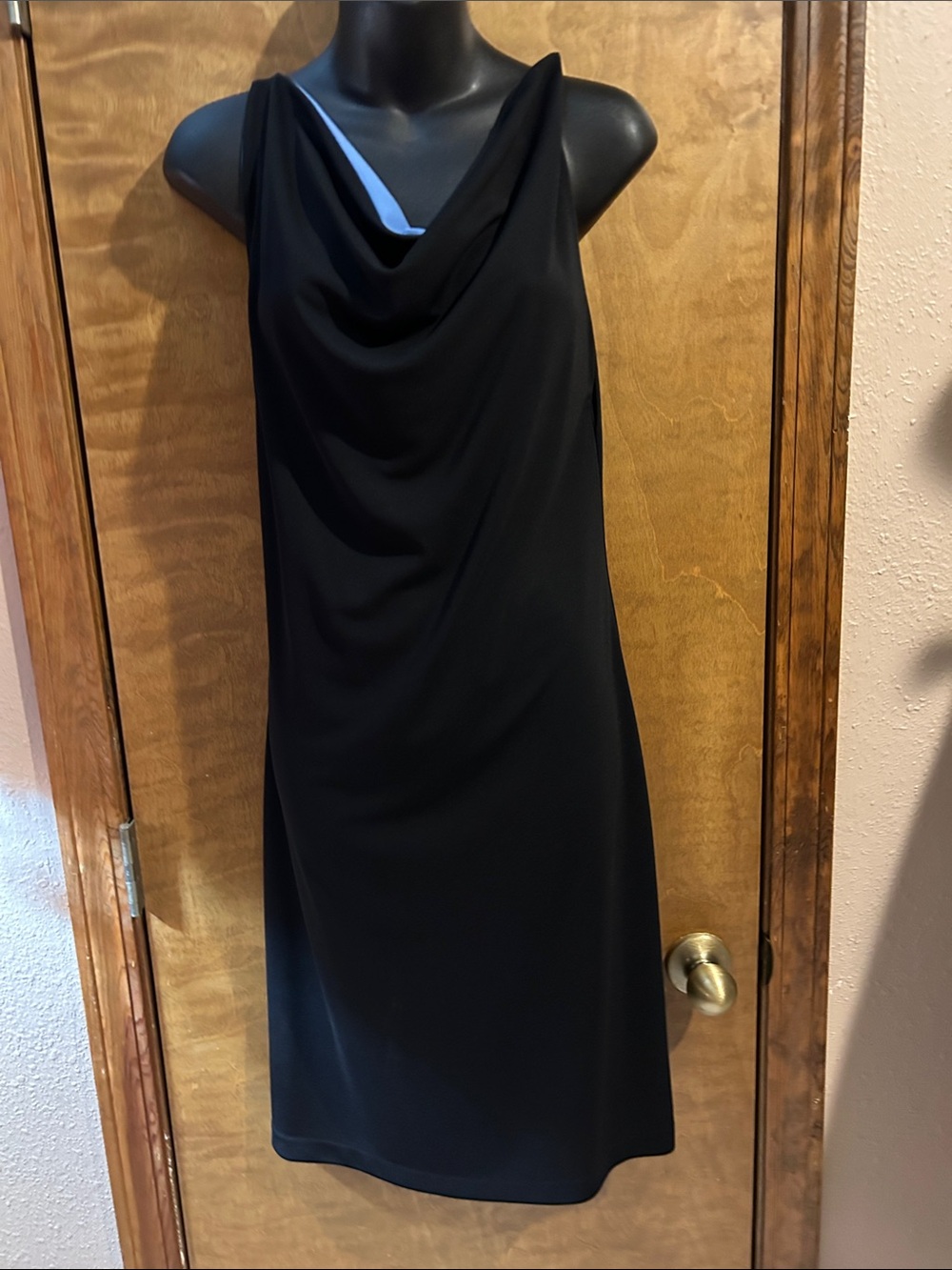 Express Reversible Cowl Neck Midi Dress